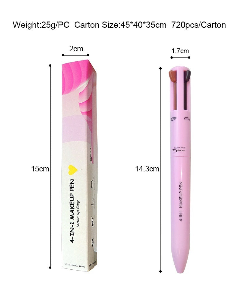 Zenlux™ Four-in-One Multi-Finish Cosmetic Pencil.