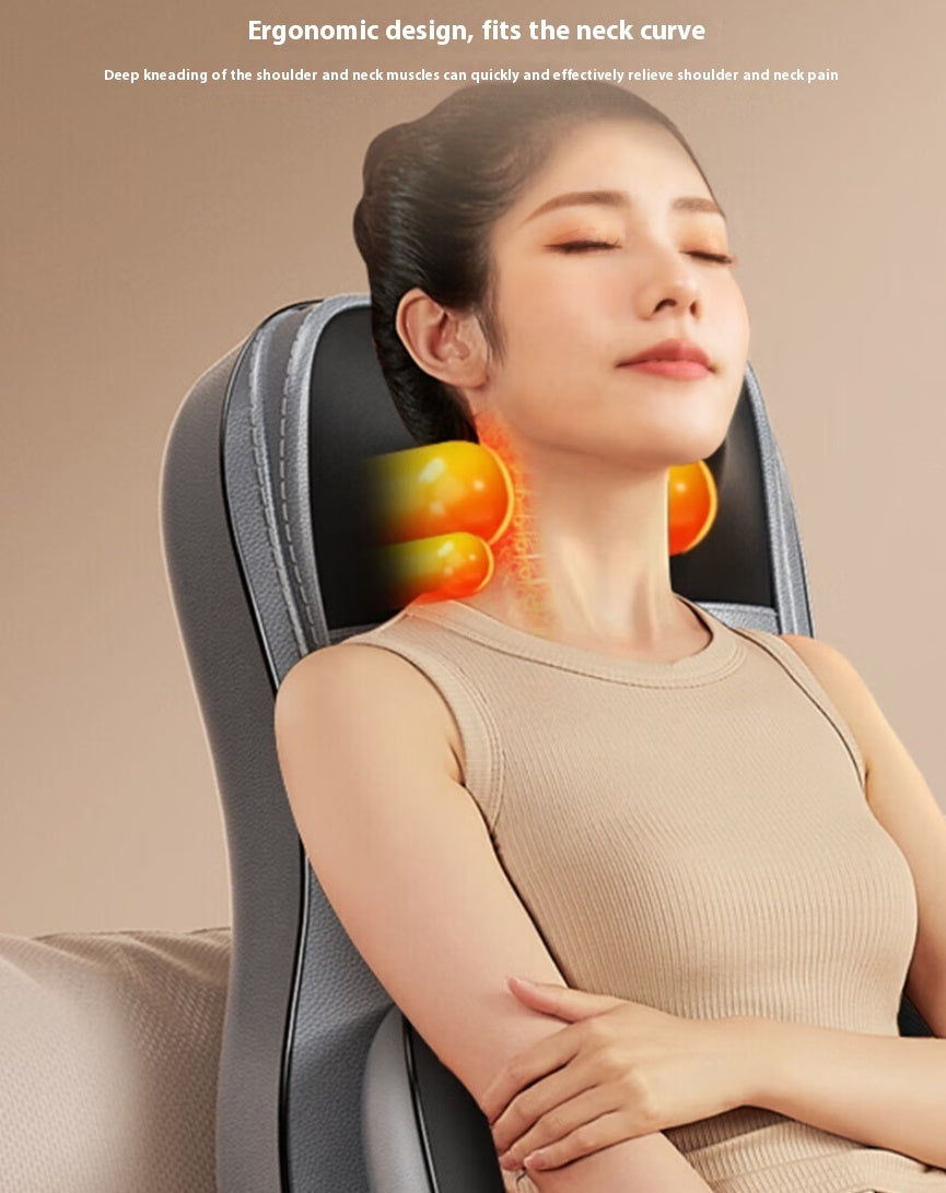 Zenlux™ Massage Back Cushion (Waist & Neck Massager