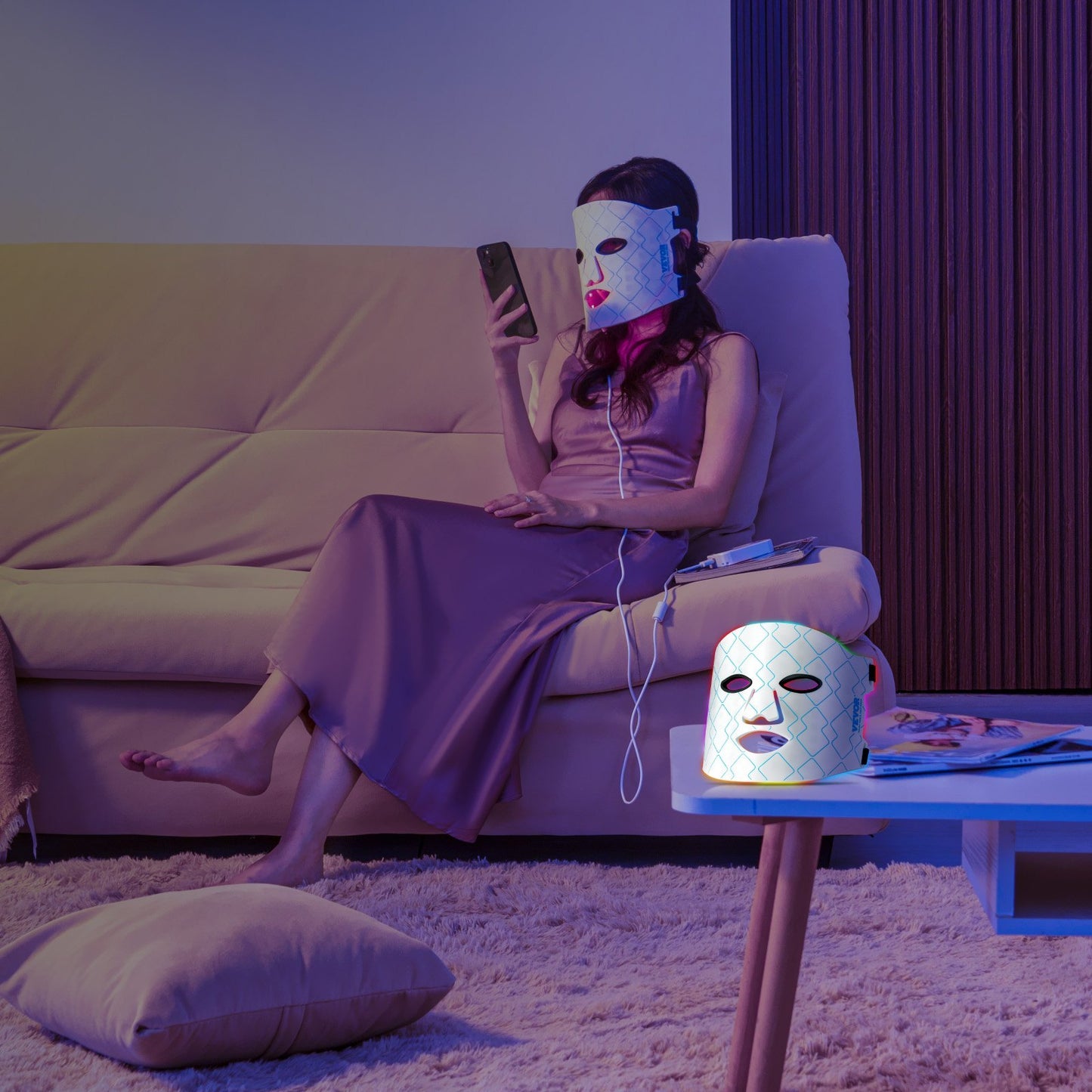 Zenlux™ 7-Color LED Face Mask – Red & Blue Light + 850 nm NIR