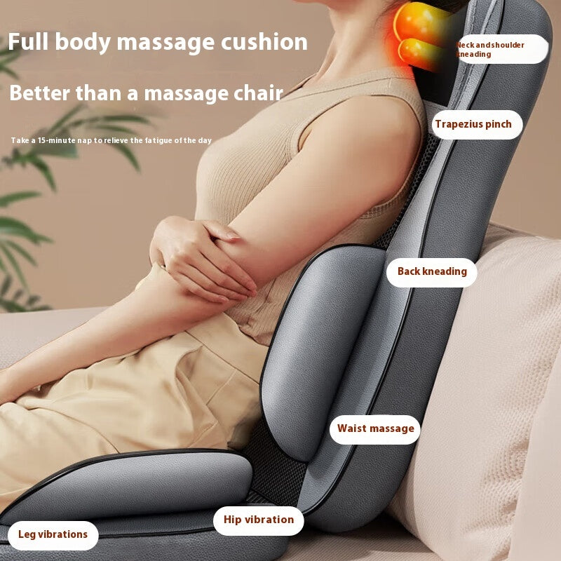 Zenlux™ Massage Back Cushion (Waist & Neck Massager